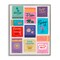 Stupell Industries Retro Glam Matchbooks Framed Giclee, design by Nina Seven